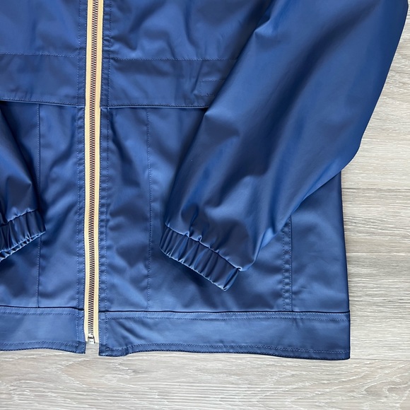 Vintage / S / 100% Waterproof / Shell Jacket / Navy - Picture 4 of 6
